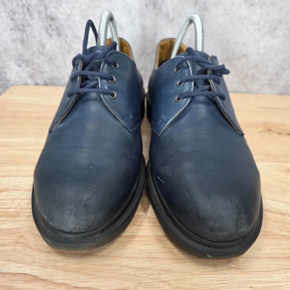 Dr. Martens Derby Shoes Mens 7 M Navy Blue Air Wair Oxford Casual Shoes 1461